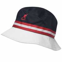 Kangol Рибарска Шапка Stripe Bucket Hat Navy/Red Шапки с козирка
