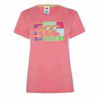 Canterbury Uglies T-Shirt Ld34 Tea Rose Дамски тениски и фланелки