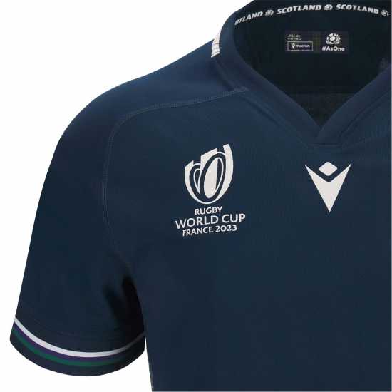Macron Домакинска Футболна Фланелка Scotland Rugby Home Shirt 2023 2024 Juniors  