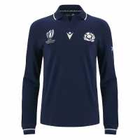 Macron Риза С Дълъг Ръкав Scottish Rwc2023 Rugby Classic Home Long Sleeve Shirt 2023 Adults