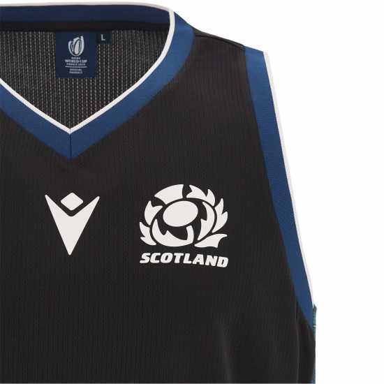 Macron Scotland Rugby Basketball Singlet 2023 2024 Adults  Мъжки ризи