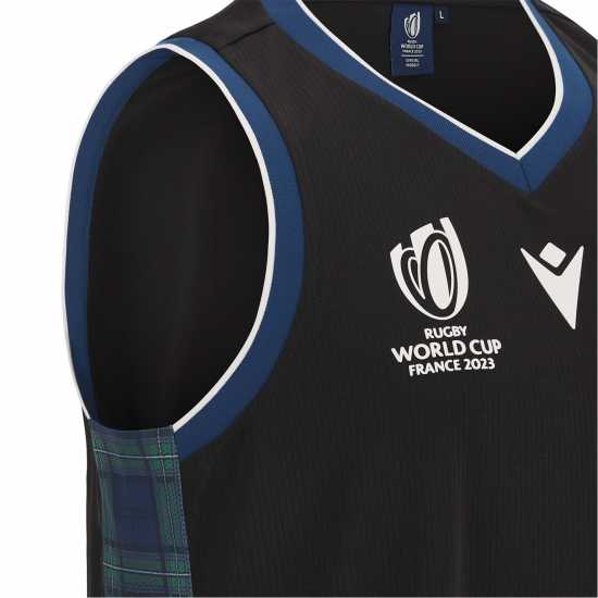 Macron Scotland Rugby Basketball Singlet 2023 2024 Adults  Мъжки ризи