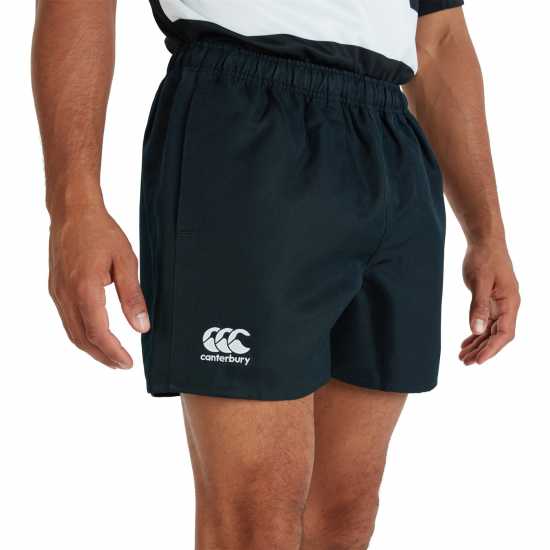 Canterbury Professional Polyester Short Black Мъжки къси панталони