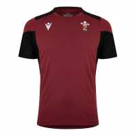 Macron Wales Rugby 6 Nations Training Shirt 2023 2023 Adults