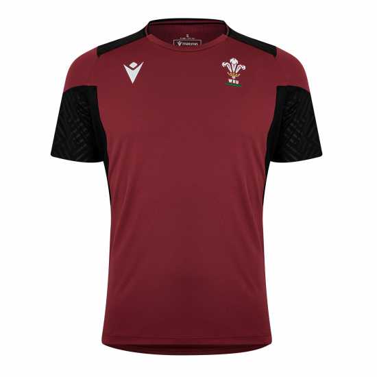 Macron Wales Rugby 6 Nations Training Shirt 2023 2023 Adults  Мъжки ризи