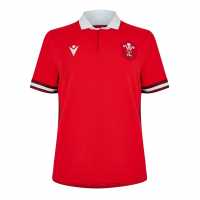 Macron Wales Home Classic Rugby Shirt 2024  Мъжки ризи