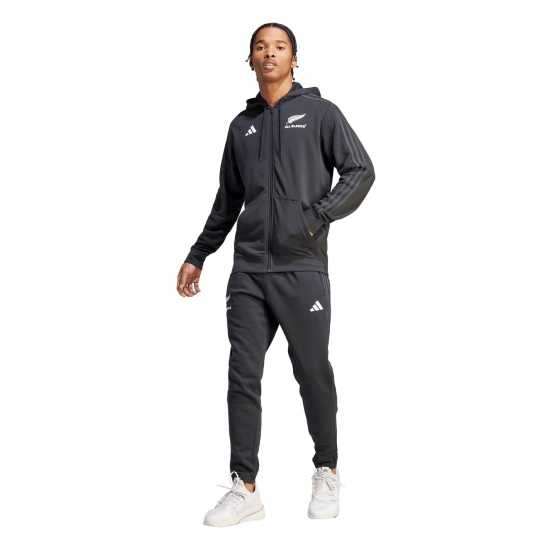 Adidas All Blacks 3 Stripe Full Zip Hoodie 2023 Adults  Мъжки суитчъри и блузи с качулки