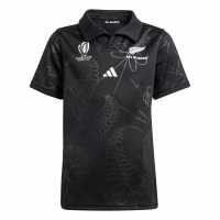 Adidas Домакинска Футболна Фланелка All Blacks Home Shirt 2023 Junior  