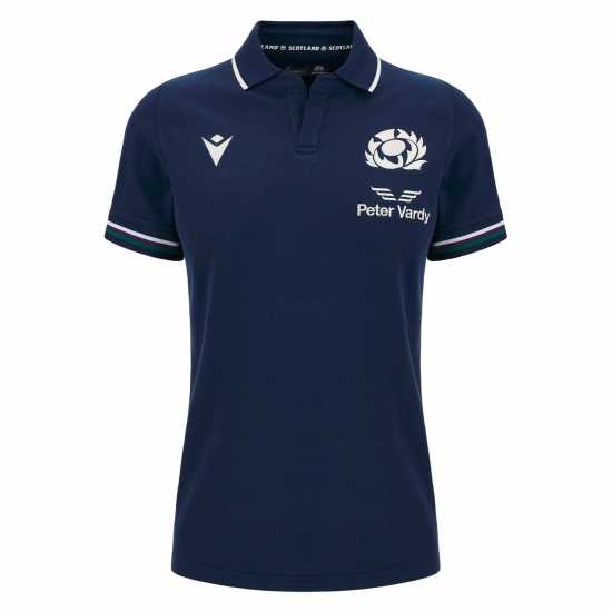 Macron Scotland Rugby Home 6 Nations Shirt 2024 Womens  Дамско облекло плюс размер