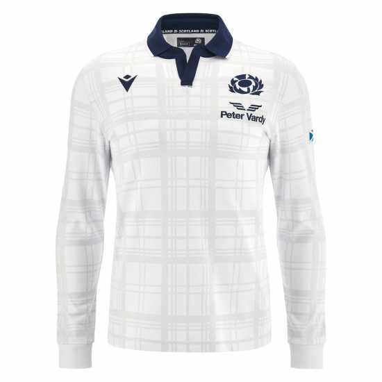 Macron Scotland Rugby Away 6 Nations Shirt 2023 2024 Adults  Мъжки ризи