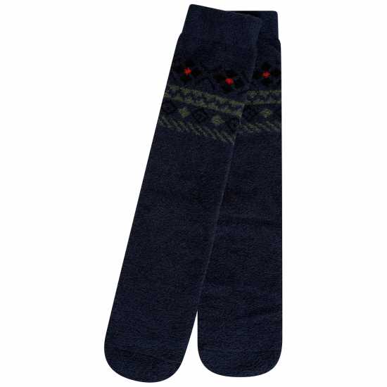 Adults' Festivity Fluffy Sock MoonLtDn/Nvy Мъжки чорапи
