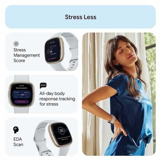 Fitbit Sense 2 Smart Watch - Blue Mint & Soft Gold