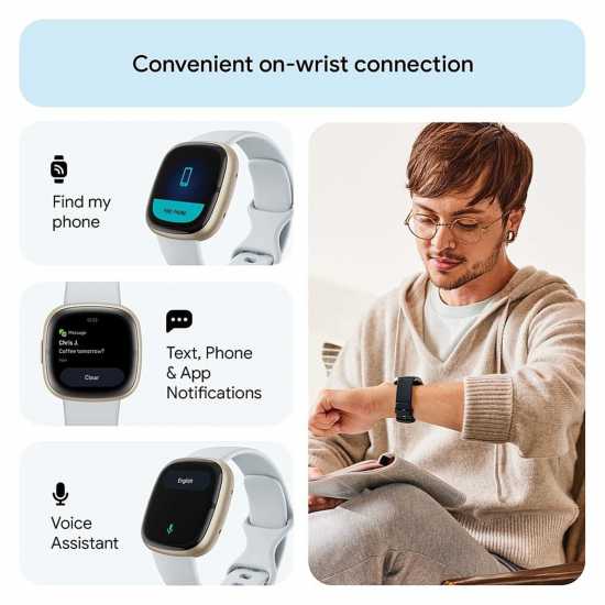 Fitbit Sense 2 Smart Watch - Blue Mint & Soft Gold