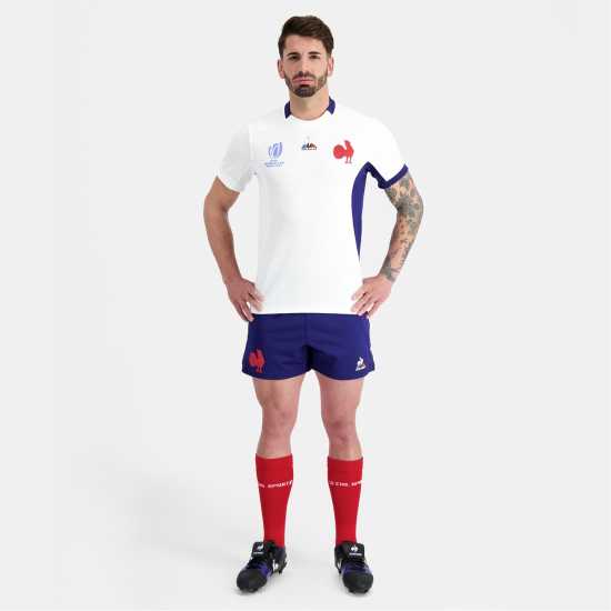 Le Coq Sportif Coq France Away RWC Replica Rugby Women's Shirt  Мъжко облекло за едри хора