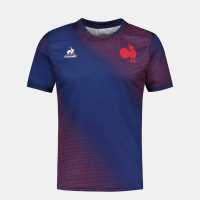 Le Coq Sportif Ffr France Rugby 2024 Pre Match Shirt  Мъжко облекло за едри хора