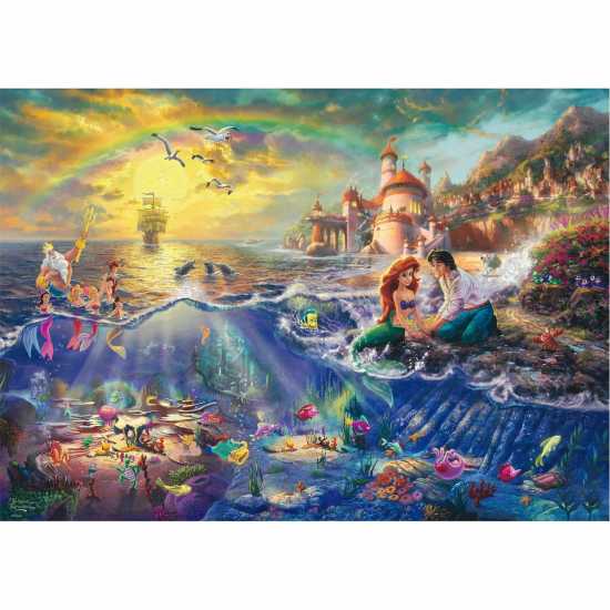 Disney Thomas Kinkade:  The Little Mermaid (1000Pc)  Мъжки стоки с герои