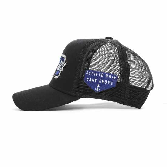 Societe Noir Men's Yacht Club Trucker Cap Blue/Black 