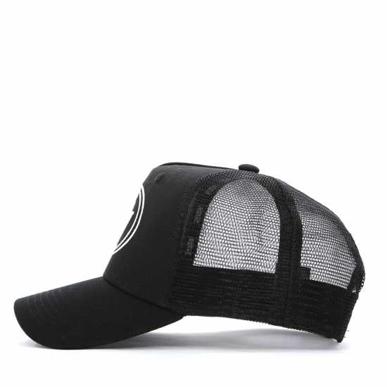Societe Noir Men's Mesh Trucker Cap White/Black 