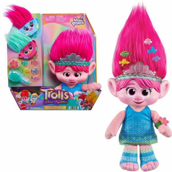 Trolls Hair Pops Surprise Poppy Feature Plush  Подаръци и играчки
