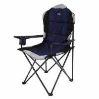Regatta Kruza Padded Folding Chair Navy/Black Лагерни маси и столове