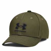 Under Armour Branded Lockup Adj Mar Green Blck Under Armour Caps and Hats