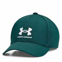 Under Armour Branded Lockup Adj Hyd Tl White Under Armour Caps and Hats