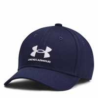 Under Armour Branded Lockup Adj Midng Nvy Whit Under Armour Caps and Hats