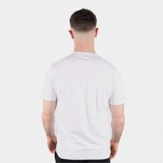 Kooga Тениска Essential Logo Rugby T Shirt White Мъжко облекло за едри хора