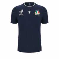 Macron Тениска Italy Rugby T Shirt 2023 2024 Adults  