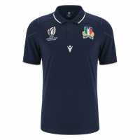Macron Блуза С Яка Italy Rugby Polo Shirt 2023 2024 Adults