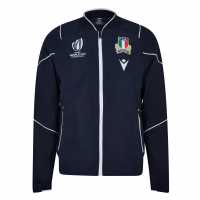 Macron Italy Rugby Jacket 2023 2024 Adults