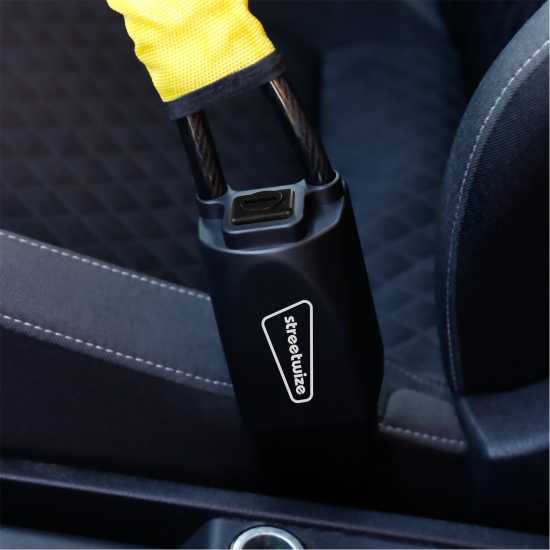 Anti-Theft Steering Wheel Seat Belt Lock