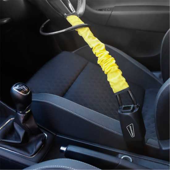 Anti-Theft Steering Wheel Seat Belt Lock