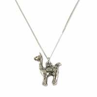 Llama Silver Necklace Np-Nklla