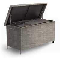 Vonhaus - Rattan Look Outdoor Cushion Storage Box