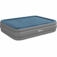 Outsunny King-Size Inflatable Mattress With Pump