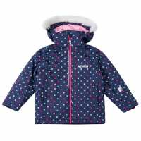 Nevica Яке Момичета Lech Jacket Girls Pink Dots Детски якета и палта