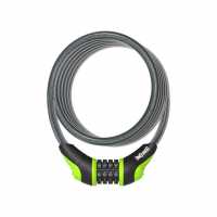 Neon Combo Coil Cable Locks Green Колоездачни аксесоари