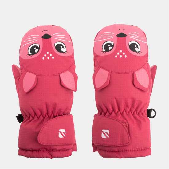 Campri Raise Mitt Ski Gloves Infants Розово 
