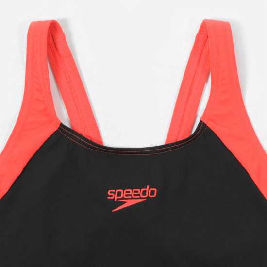 Speedo Дамски Бански Костюм Boom Splice Muscleback Swimsuit Ladies  Дамски бански