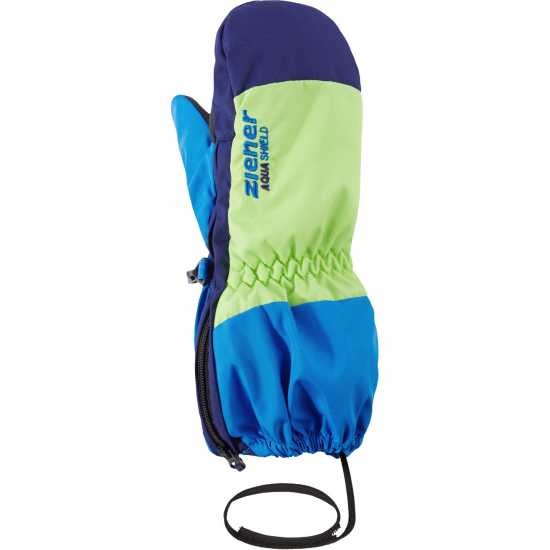 Ziener Levi Mitt Ski Gloves Blue/Green Ziener Levi Mitt Ski Gloves Blue/Green