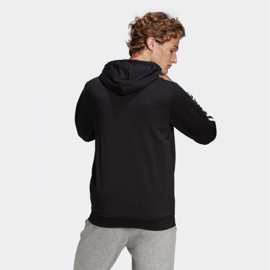 Adidas Essentials French Terry 3-Stripes Full-Zip Hoodie  