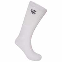 Dare2B Dare 2B Essentials Sports Sock (3 Pack) White Мъжки чорапи