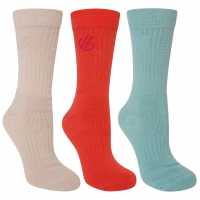Dare2B Dare 2B Essentials Sports Sock (3 Pack) Can/Brl/Neon Мъжки чорапи