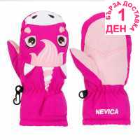 Nevica Animal Mitts Infants Pink Ски