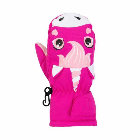 Nevica Animal Mitts Infants Pink Ски