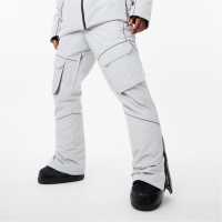 Piped Snow Trousers Light Grey Ски