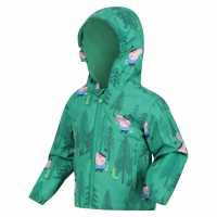 Regatta Непромокаемо Яке Peppa Muddypuddle Waterproof Jacket JelBean/Dino Детски якета и палта
