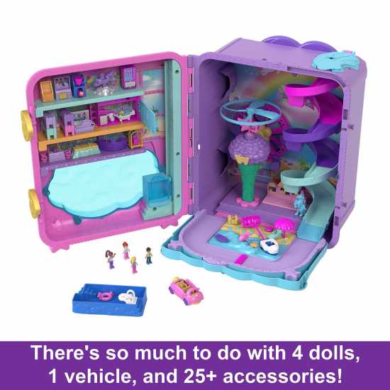 Hasbro Polly Pocket Pollyville Resort Roll Away  Подаръци и играчки