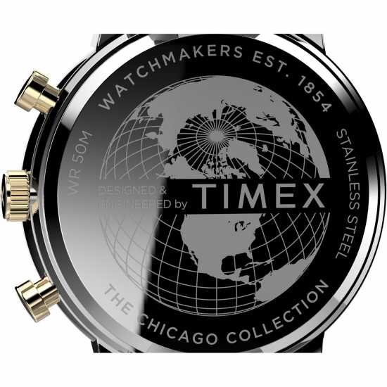 Timex Ръчен Часовник С Хронограф Mens  Chicago Chrono Chronograph Watch  Бижутерия